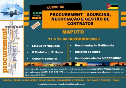 CURSO INTERNACIONAL DE PROCUREMENT - Maputo - LATEORKE - Energy Business School